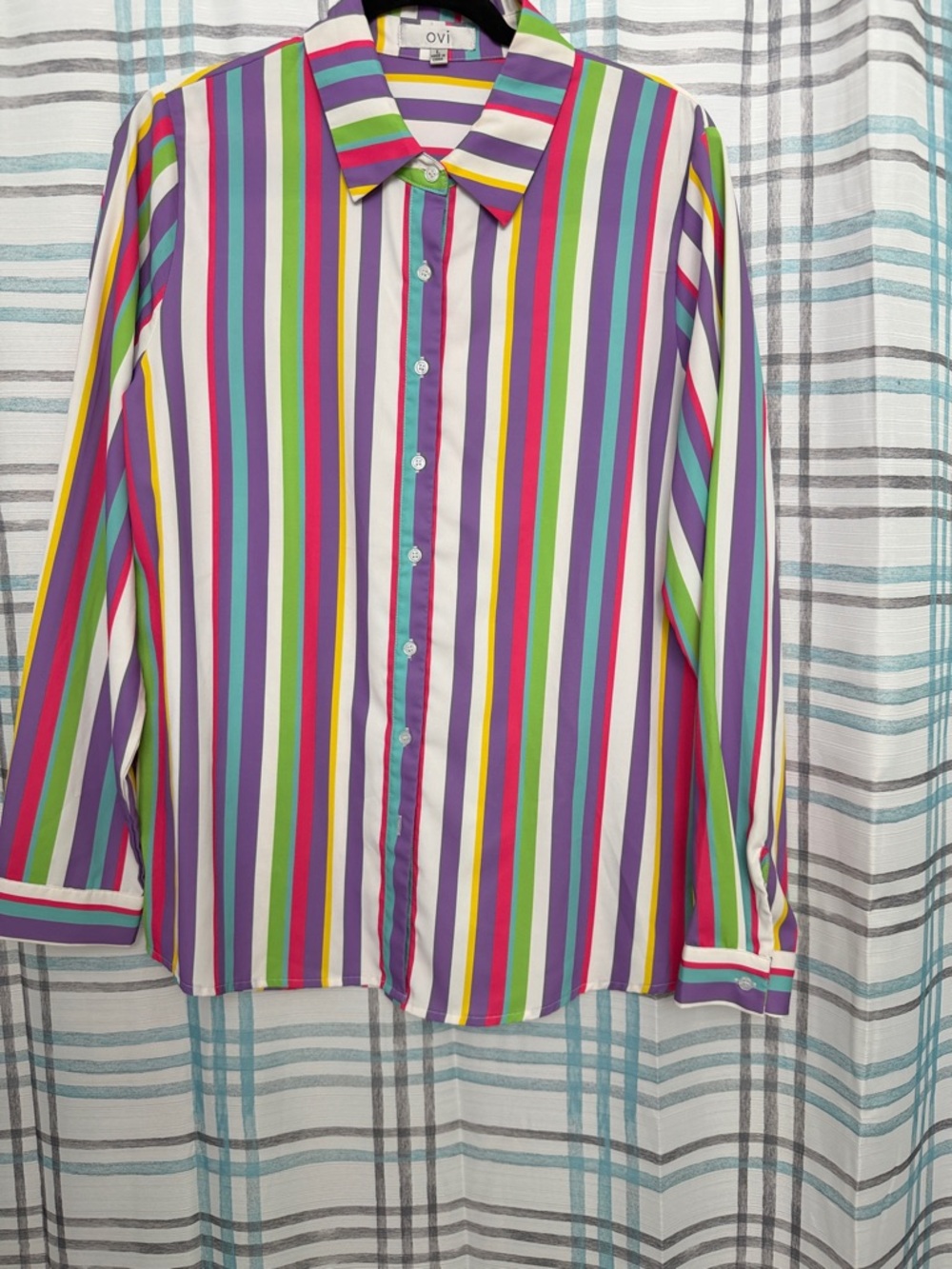 Ovi Multicolor Vertical Stripe Men’s Shirt